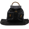 Gucci Calfskin Bamboo Drawstring Backpack Secondhand