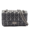Chanel Mini Reissue 2.55 Lambskin Striped Single Flap Secondhand