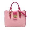 Secondhand Miu Miu Bicolor Goatskin Madras Satchel