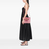 Secondhand Miu Miu Bicolor Goatskin Madras Satchel