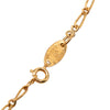 Chanel CC Gold Plated Strass Round Pendant Necklace Secondhand