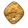 Chanel CC Gold Plated Diamond Byzantine Brooch Secondhand