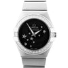 Secondhand Omega Constellation 123.15.24.60.01.001 92203020 SS QZ Watch with Black Dial