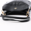 Coach Lexy Pebbled Leather Shoulder Bag in Black Secondhand