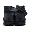 Gucci Large Leather Bamboo Double Pocket Messenger Bag Secondhand