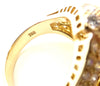 Secondhand Piaget Vintage 3ct Diamond Yellow Gold Cocktail Ring - '80s
