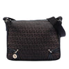 Fendi Zucchino Canvas F Charm Crossbody Secondhand