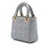 Dior Mini Metallic Lambskin Cannage Lady Dior Secondhand