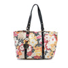 Fendi Zucchino Canvas Floral Superstar Tote Secondhand