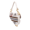 Dior Canvas Embroidered Camouflage Flowers Saddle Bag Secondhand