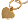 Gucci Gold Plated and Brass Double Heart Key Ring Secondhand