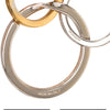 Gucci Gold Plated and Brass Double Heart Key Ring Secondhand