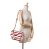 Chanel Jumbo Stripe Jersey Felt and Rope Flap Secondhand