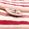 Chanel Jumbo Stripe Jersey Felt and Rope Flap Secondhand