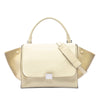 Celine Medium Bicolor Calfskin and Suede Trapeze Satchel Secondhand
