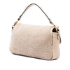 Fendi Medium Shearling Selleria Baguette Satchel Secondhand
