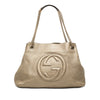 Gucci Medium Metallic Calfskin Soho Chain Tote Secondhand