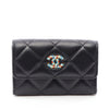 Chanel CC Quilted Lambskin Card Case Secondhand