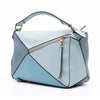 LOEWE Medium Tricolor Calfskin Puzzle Satchel Secondhand