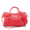 Balenciaga Small Lambskin Motocross Classic City Satchel Secondhand