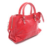 Balenciaga Small Lambskin Motocross Classic City Satchel Secondhand