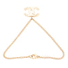 Chanel CC Gold Plated Star Cutout Pendant Necklace Secondhand
