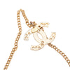 Chanel CC Gold Plated Star Cutout Pendant Necklace Secondhand
