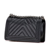 Chanel Old Medium Chevron Caviar Boy Flap Secondhand
