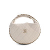Chanel CC Quilted Lambskin Chain Around Pouch Hobo Secondhand