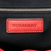 Burberry Small Leather Trimmed House Check Canvas Bridle Orchard Satchel Secondhand