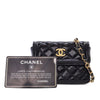 Chanel Quilted Shiny Aged Calfskin Waist Belt Bag Secondhand