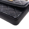 Chanel Quilted Shiny Aged Calfskin Waist Belt Bag Secondhand