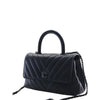 Chanel Small Chevron Caviar So Black Coco Top Handle Bag Secondhand