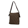 Fendi Zucca Canvas Shoulder Bag Secondhand
