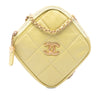 Chanel CC Quilted Lambskin Diamond Clutch with Chain Secondhand