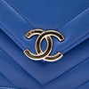Chanel Small CC Chevron Calfskin Envelope Flap Secondhand