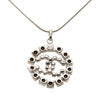 Chanel CC Brass Strass Pendant Necklace Secondhand