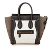 Celine Micro Tricolor Nubuck and Calfskin Luggage Tote Secondhand
