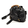 Gucci Calfskin Bamboo Drawstring Backpack Secondhand