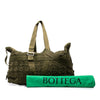 Bottega Veneta Canvas Intrecciato Webbing Cassette Duffle Bag Secondhand