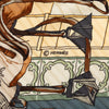Hermès Real Escuela Andaluza del Arte Ecuestre Pleated Silk Scarf Secondhand