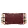 Burberry House Check Canvas Handbag Secondhand