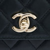 Chanel Quilted Lambskin Trendy CC Wallet On Chain Secondhand