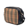 Secondhand Burberry 1983 Knight Check Canvas and Calfskin Link Camera Bag