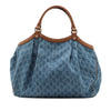 Gucci Medium GG Denim Sukey Tote Secondhand