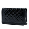 Chanel Quilted Patent Boy Wallet on Chain Secondhand