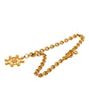 Chanel Gold Plated CC Ship Wheel Pendant Necklace Secondhand