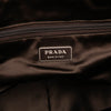 Prada Cinghiale Trimmed Canvas Canapa Bauletto Bag Secondhand
