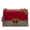 Secondhand Gucci Medium GG Supreme Padlock Shoulder Bag