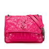 Saint Laurent Baby Crinkled Calfskin Monogram Niki Bag Secondhand